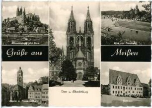 Meißen. verschiedene Stadtansichten