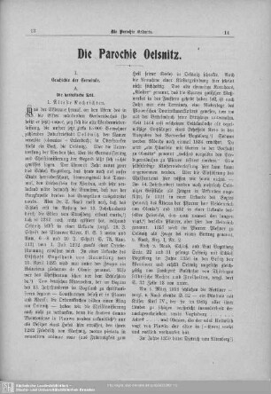 Die Parochie Oelsnitz