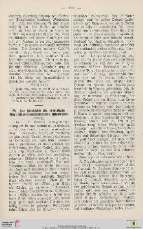29: Zur Geschichte des ehemaligen Augustiner-Eremitenklosters Uttenweiler, [5]