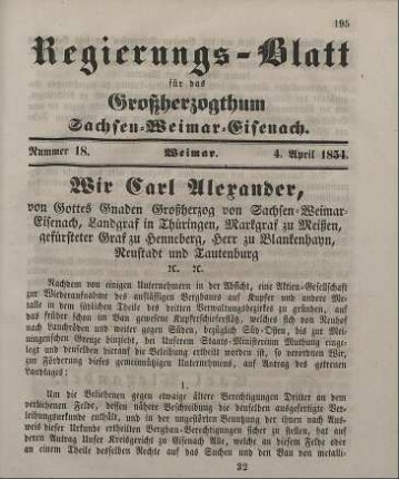 Nr. 18 : 4. April 1854