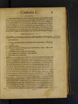 Observatio V. Statutum, probationem ad certum modum restringens, an valeat?