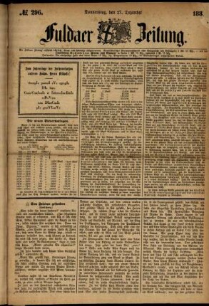Ausgabe vom Donnerstag, den 27. Dezember 1883.