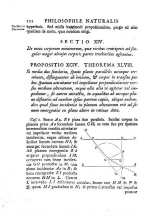 Sectio XIV. De motu corporum minimorum, quae viribus centrpetis ad singulas magni alicujus corporis pertes tendentibus agitantur.