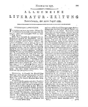 Buchwald, F. von: Udtog af en Reysendes Dag-Bog i Meklenborg, Pommern, Brandenborg og Holsteen. Kopenhagen: Proft 1784
