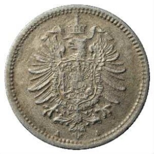 Fundmünze, 50 Pfennig, 1877