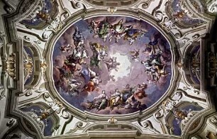 Allegorien der Künste und Wissenschaften unter der Patronanz von Religion und Kirche