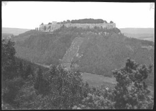 Königstein. Festung vom Quirl gesehen