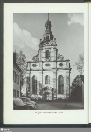 Speyer, Dreifaltigkeitskirche, Fassade