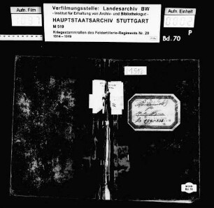 Kriegsstammrolle der 5. Ersatzbatterie (Unteroffiziere)