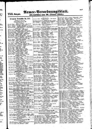 753. Ausgabe. Dienstag, 26. Oktober 1915
