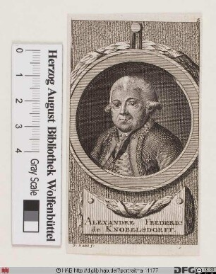 Bildnis Alexander Friedrich von Knobelsdorff