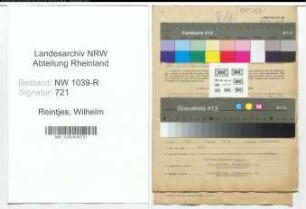 Entnazifizierung Wilhelm Reintjes , geb. 15.09.1900 (Bierverleger)