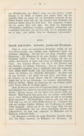 XII. Zurück nach Ceylon. Colombo, Kandy und Peradenia