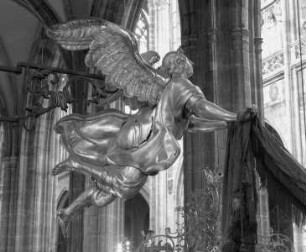 Reliquienaltar des heiligen Johannes von Nepomuk — Draperieengel