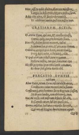 Gratiarum Actio.