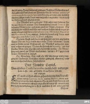 Das Neundte Capitel. Von etlichen Constellationibus welche böse und ungesunde Lufft / und gefehrliche Kranckheiten bedeuten und anzeigen.