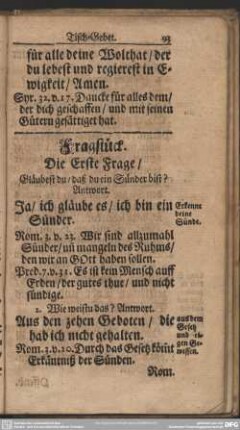 Fragstück