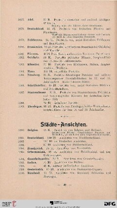 Städte-Ansichten (Nr. 1090-1105)