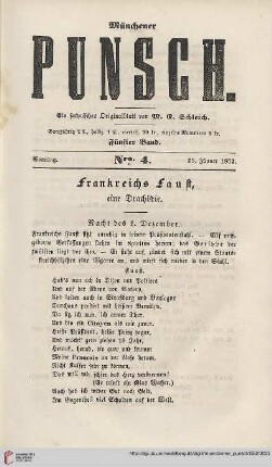 Nro. 4 (25. Jänner 1852)