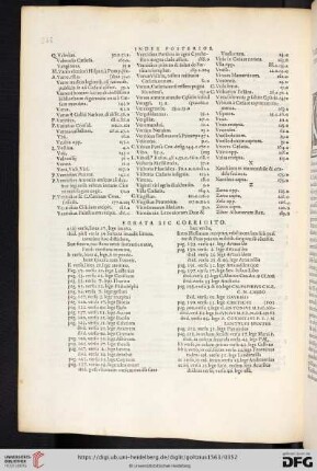 Errata sic corrigito