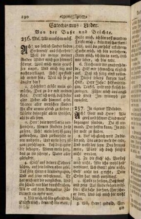 190-223, Catechismus-Lieder: Von der Buße und Beichte