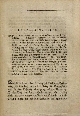 Die Feldzüge von 1799 in der Schweiz und in Deutschland, 2 : Mit dem Plane der Schlacht bei Zürich