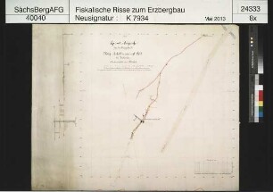 Hermann Stolln (Magnet Stolln Vereinigt Feld) am Filzbach bei Zschorlau, neuere Grubenbaue