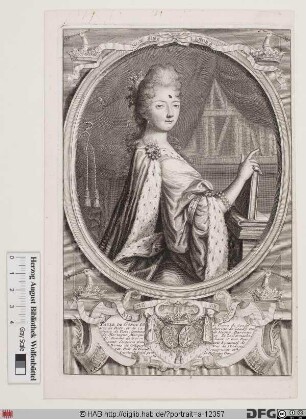 Bildnis Paule-Françoise-Marguerite de Bonne de Créqui Lesdiguières duchesse de, geb. de Gondi, duchesse de Retz