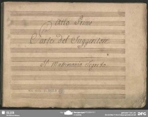 Il Matrimonio segreto - Mus.3556-F-555A