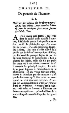 Chapitre. II. Du pouvoir de l'homme.