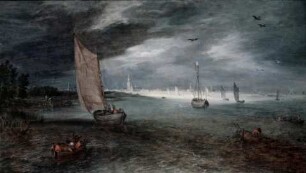Die Schelde mit Blick auf Antwerpen (Marine)