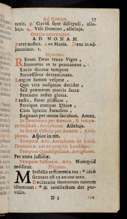 57-64, Oratio conveniens. ad Nonam