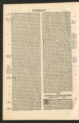 Epistola beati Pauli apostoli ad Philippenses.