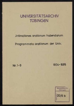 Intimationes orationum