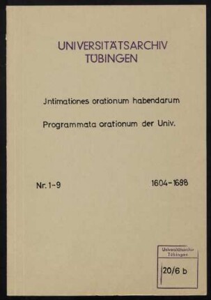 Intimationes orationum