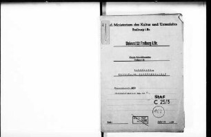 Aufstellung und Vollzug des Haushalts 1951 (Kap. 143 II: Gemeinschaftsbetrieb)