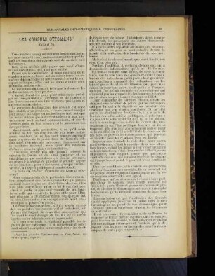 Les consuls Ottomans Suite et fin