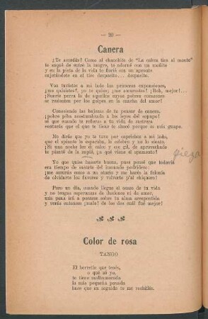 Color de rosa : Tango