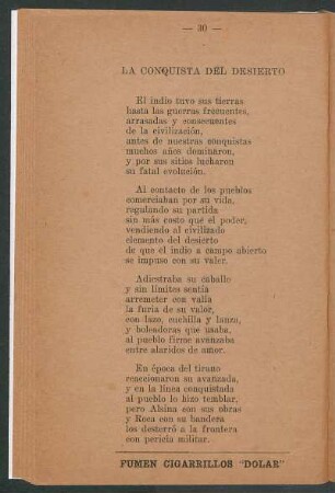 La conquista del desierto