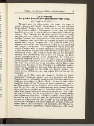 In Erwartung der großen französischen Frühjahrsoffensive 1917