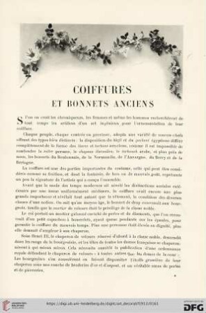15: Coiffures et bonnets anciens
