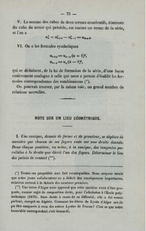 Note sur un lieu géométrique.