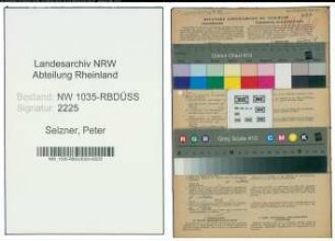 Entnazifizierung Peter Selzner , geb. 03.06.1897 (Steiger)