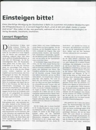 Einsteigen bitte!