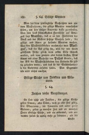 180-202, Giftige Stiche von Insekten und Würmern
