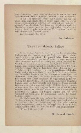 Vorwort zur siebenten Auflage