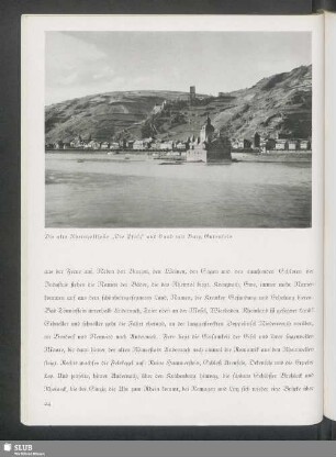 Die alte Rheinzollfeste "Die Pfalz" und Caub mit Burg Gutenfels
