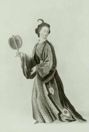 Chinesin mit Fächer