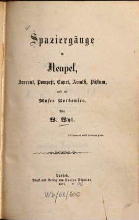 Spaziergänge in Neapel, Sorrent, Pompeji, Capri, Amalfi, Pästum und im Museo Borbonico