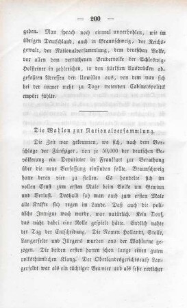 Die Wahlen zur Nationalversammlung.